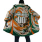 Personalized Ivory Coast Football Cloak Les Elephants Swirl Pattern Heritage Mascot Art