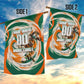 Personalized Ivory Coast Football Garden Flag Les Elephants Swirl Pattern Heritage Mascot Art
