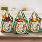 Personalized Ivory Coast Football Grocery Bag Les Elephants Swirl Pattern Heritage Mascot Art