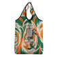 Personalized Ivory Coast Football Grocery Bag Les Elephants Swirl Pattern Heritage Mascot Art