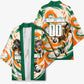 Personalized Ivory Coast Football Kimono Les Elephants Swirl Pattern Heritage Mascot Art