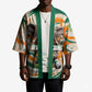 Personalized Ivory Coast Football Kimono Les Elephants Swirl Pattern Heritage Mascot Art