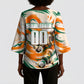 Personalized Ivory Coast Football Kimono Sleeve Blouse Les Elephants Swirl Pattern Heritage Mascot Art