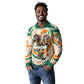 Personalized Ivory Coast Football Long Sleeve Polo Shirt Les Elephants Swirl Pattern Heritage Mascot Art