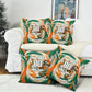 Personalized Ivory Coast Football Pillow Cover Les Elephants Swirl Pattern Heritage Mascot Art