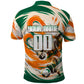 Personalized Ivory Coast Football Polo Shirt Les Elephants Swirl Pattern Heritage Mascot Art
