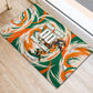 Personalized Ivory Coast Football Rubber Doormat Les Elephants Swirl Pattern Heritage Mascot Art
