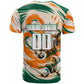 Personalized Ivory Coast Football T shirt Les Elephants Swirl Pattern Heritage Mascot Art