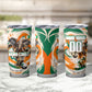 Personalized Ivory Coast Football Tumbler Cup Les Elephants Swirl Pattern Heritage Mascot Art