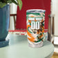 Personalized Ivory Coast Football Tumbler Cup Les Elephants Swirl Pattern Heritage Mascot Art