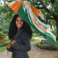 Personalized Ivory Coast Football Umbrella Les Elephants Swirl Pattern Heritage Mascot Art
