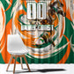 Personalized Ivory Coast Football Window Curtain Les Elephants Swirl Pattern Heritage Mascot Art