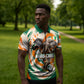 Personalized Ivory Coast Football Zipper Polo Shirt Les Elephants Swirl Pattern Heritage Mascot Art