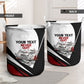 Personalized Tuskegee Airmen Laundry Basket Red Tails P-51 Mustang WWII Aviation Never Quit