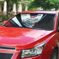 Personalized Tuskegee Airmen Auto Sun Shade Red Tails P-51 Mustang WWII Aviation Never Quit
