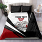 Personalized Tuskegee Airmen Bedding Set Red Tails P-51 Mustang WWII Aviation Never Quit