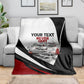 Personalized Tuskegee Airmen Blanket Red Tails P-51 Mustang WWII Aviation Never Quit