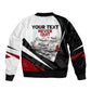 Personalized Tuskegee Airmen Bomber Jacket Red Tails P-51 Mustang WWII Aviation Never Quit