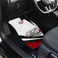 Personalized Tuskegee Airmen Car Mats Red Tails P-51 Mustang WWII Aviation Never Quit