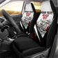 Personalized Tuskegee Airmen Car Seat Cover Red Tails P-51 Mustang WWII Aviation Never Quit