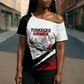 Personalized Tuskegee Airmen Cross Shoulder Shirt Red Tails P-51 Mustang WWII Aviation Never Quit