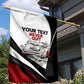 Personalized Tuskegee Airmen Garden Flag Red Tails P-51 Mustang WWII Aviation Never Quit
