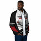 Personalized Tuskegee Airmen Padded Jacket Red Tails P-51 Mustang WWII Aviation Never Quit