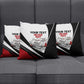Personalized Tuskegee Airmen Pillow Cover Red Tails P-51 Mustang WWII Aviation Never Quit