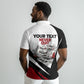 Personalized Tuskegee Airmen Polo Shirt Red Tails P-51 Mustang WWII Aviation Never Quit