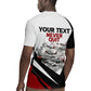 Personalized Tuskegee Airmen Rugby Jersey Red Tails P-51 Mustang WWII Aviation Never Quit