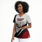 Personalized Tuskegee Airmen Scrub Top Red Tails P-51 Mustang WWII Aviation Never Quit