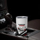 Personalized Tuskegee Airmen Tumbler Cup Red Tails P-51 Mustang WWII Aviation Never Quit