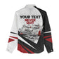Personalized Tuskegee Airmen Women Casual Shirt Red Tails P-51 Mustang WWII Aviation Never Quit