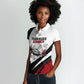 Personalized Tuskegee Airmen Women Polo Shirt Red Tails P-51 Mustang WWII Aviation Never Quit
