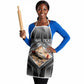 Personalized Tuskegee Airmen Apron Vintage WWII Aviation History Graphic Art