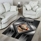Personalized Tuskegee Airmen Area Rug Vintage WWII Aviation History Graphic Art