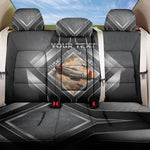 Personalized Tuskegee Airmen Back Car Seat Cover Vintage WWII Aviation History Graphic Art