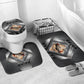 Personalized Tuskegee Airmen Bathroom Set Vintage WWII Aviation History Graphic Art