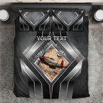 Personalized Tuskegee Airmen Bedding Set Vintage WWII Aviation History Graphic Art