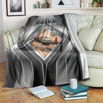 Personalized Tuskegee Airmen Blanket Vintage WWII Aviation History Graphic Art