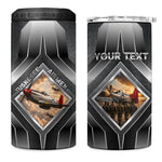 Personalized Tuskegee Airmen 4 in 1 Can Cooler Tumbler Vintage WWII Aviation History Graphic Art