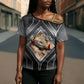 Personalized Tuskegee Airmen Cross Shoulder Shirt Vintage WWII Aviation History Graphic Art