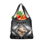 Personalized Tuskegee Airmen Grocery Bag Vintage WWII Aviation History Graphic Art