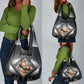Personalized Tuskegee Airmen Grocery Bag Vintage WWII Aviation History Graphic Art