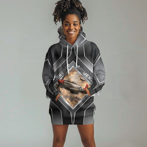 Personalized Tuskegee Airmen Hoodie Dress Vintage WWII Aviation History Graphic Art