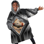 Personalized Tuskegee Airmen Kid Wearable Blanket Hoodie Vintage WWII Aviation History Graphic Art