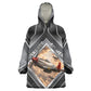 Personalized Tuskegee Airmen Kid Wearable Blanket Hoodie Vintage WWII Aviation History Graphic Art