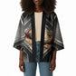 Personalized Tuskegee Airmen Kimono Vintage WWII Aviation History Graphic Art