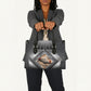 Personalized Tuskegee Airmen Leather Bag Vintage WWII Aviation History Graphic Art