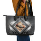 Personalized Tuskegee Airmen Leather Tote Bag Vintage WWII Aviation History Graphic Art